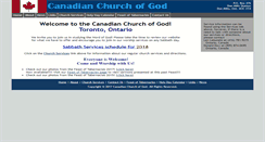 Desktop Screenshot of canadianchurchofgod.tulsachurchofgod.net